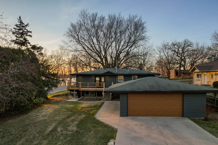 the home's exterior after renovation