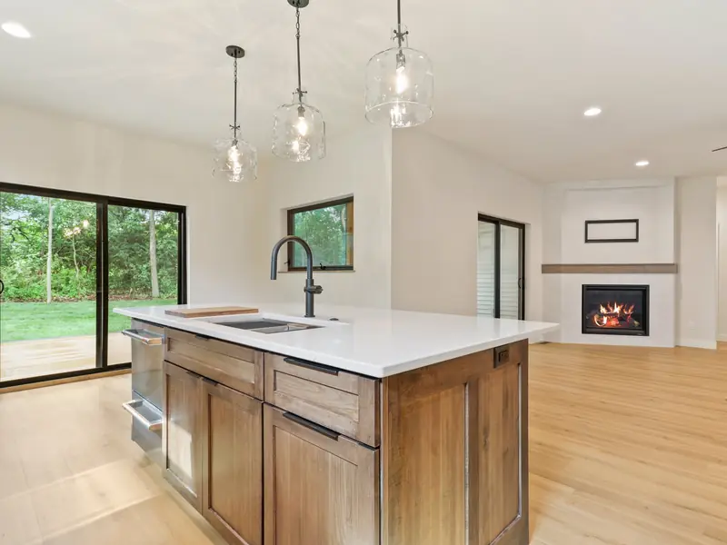 Open-Concept Kitchen and Living Space