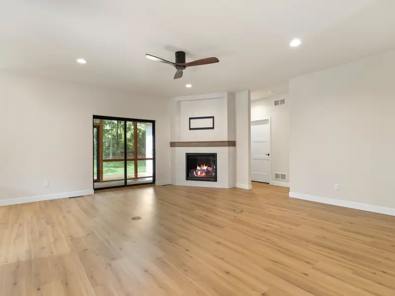 Open-Concept Living with Fireplace